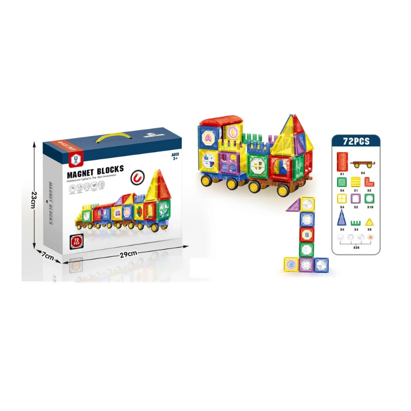 Магнитен конструктор Magnet Blocks 72 части